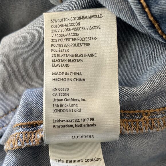 We the Free Jeans Womens 26 Blue Extreme Flare Bell-Bottoms‎ Float on Wide - Picture 9 of 10